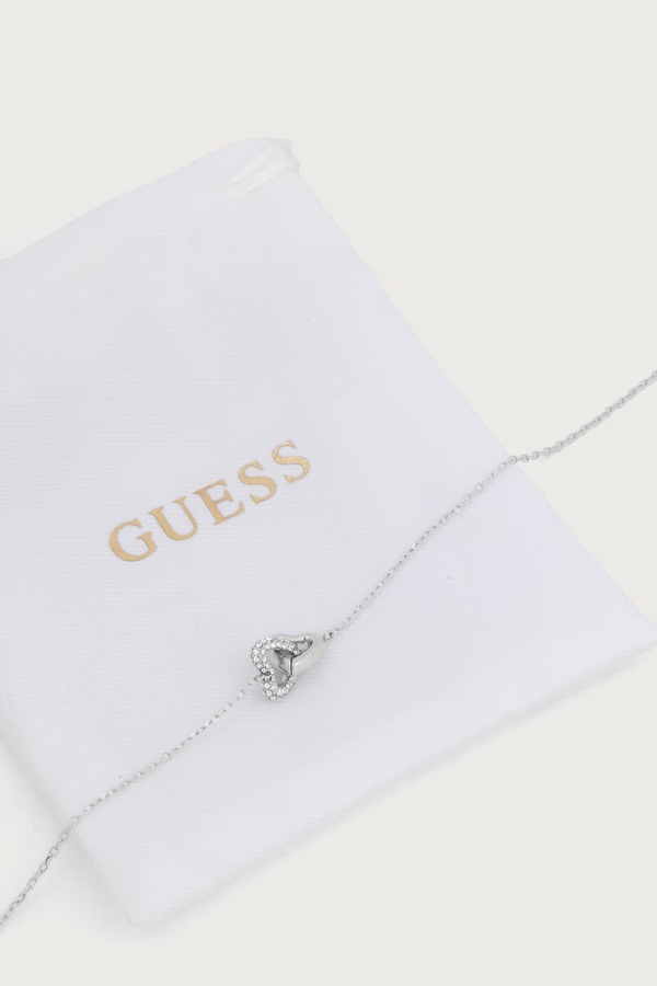 Намисто з підвіскою жіноче з нержавіючої сталі з цирконієм Guess BELOVED фото 4