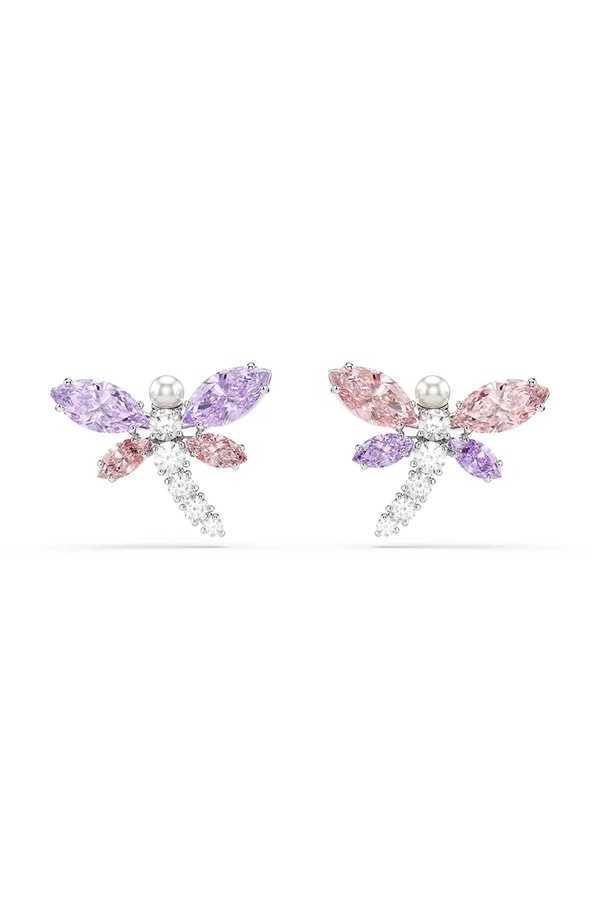 Серьги женские металлические с цирконием Swarovski Ariana Grande x