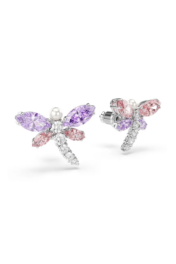 Сережки жіночі металеві з цирконієм Swarovski Ariana Grande x фото 4