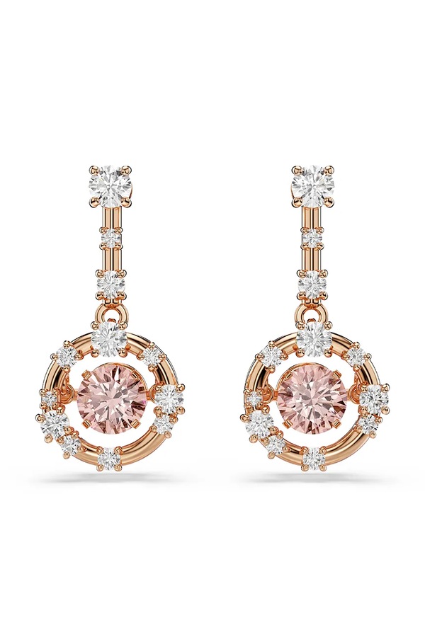 Серьги Swarovski CONSTELLA цвет розовый