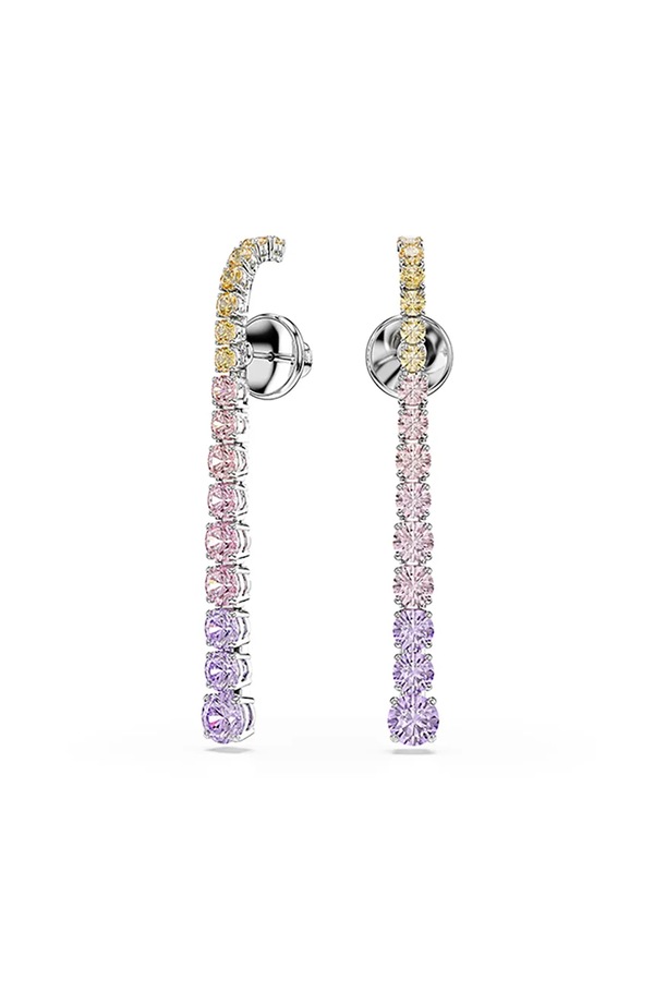 Сережки жіночі з цирконієм Swarovski MATRIX