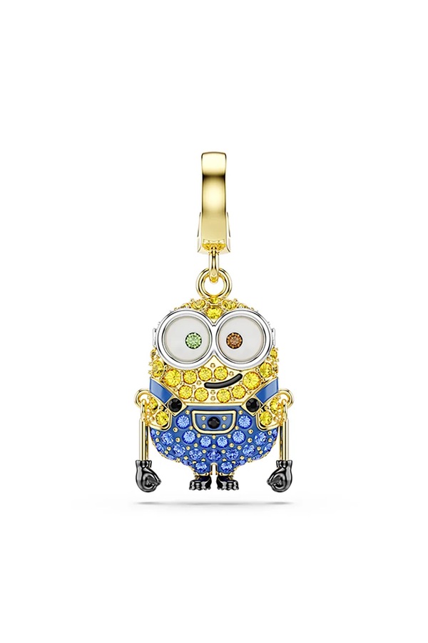Подвеска женская металлическая с кристаллом Swarovski MINIONS