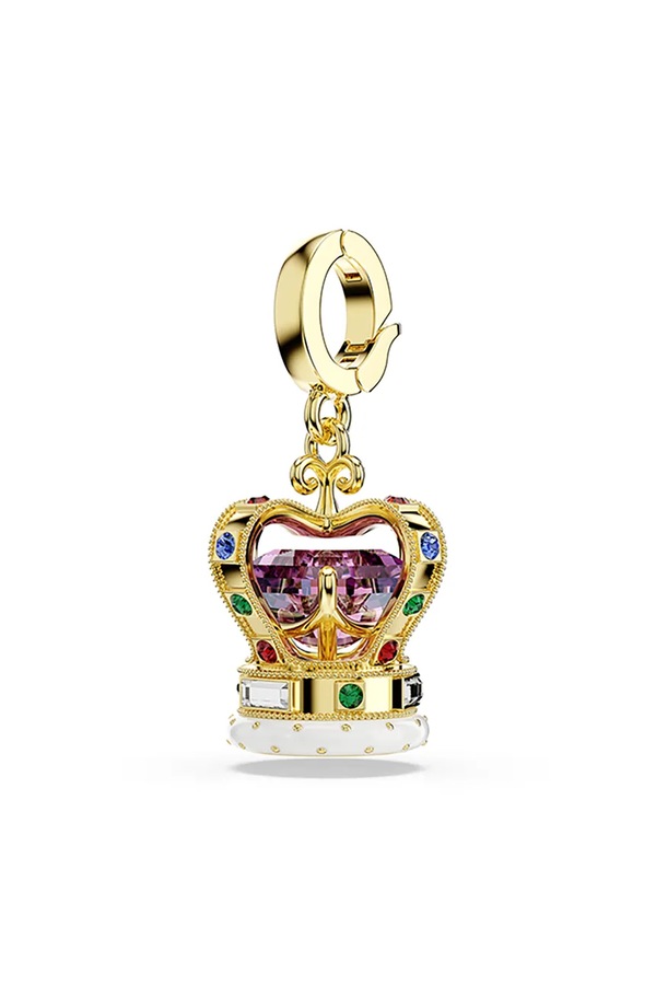 Підвіска жіноча металева з кристалом Swarovski MINIONS