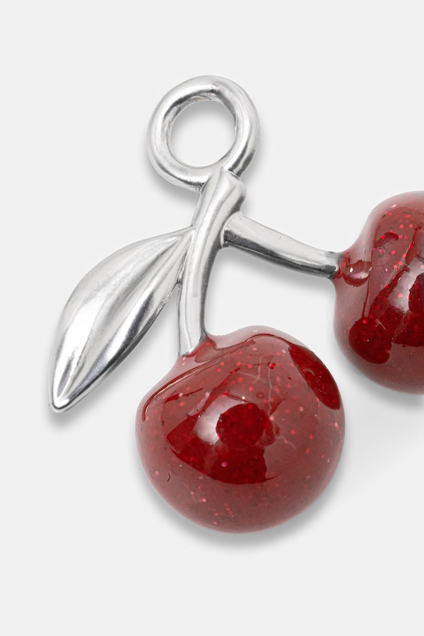 Підвіска жіноча металева Coach Cherry Shoe Charm колір червоний