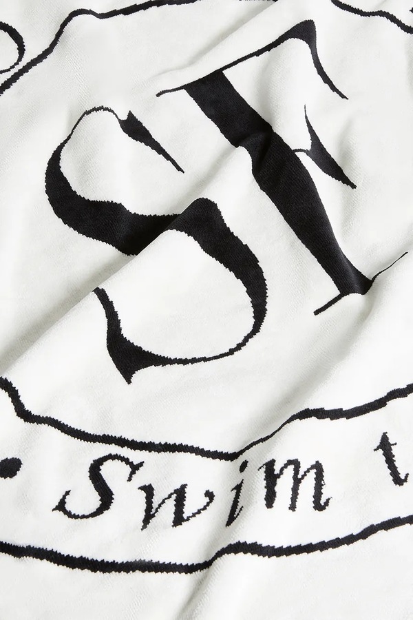 Пляжний рушник бавовняний Seafolly Heritage колір бежевий фото 2