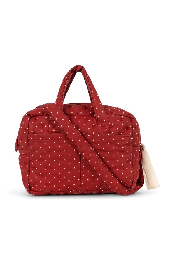 Сумка на коляска для кукол детская хлопковая Konges Sløjd DOLL BAG цвет красный
