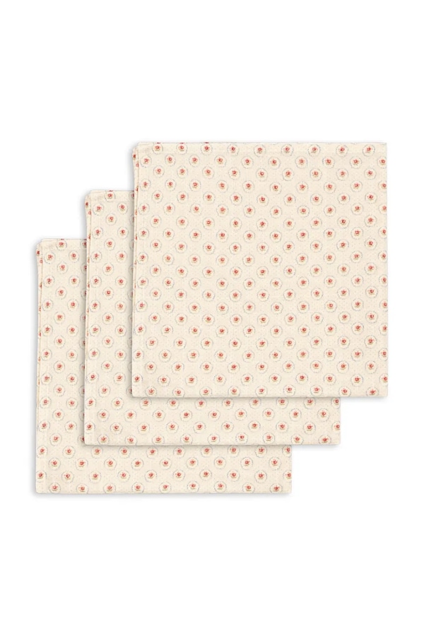 Бавовняна пелюшка для немовлят Konges Sløjd MUSLIN CLOTH GOTS 3-pack