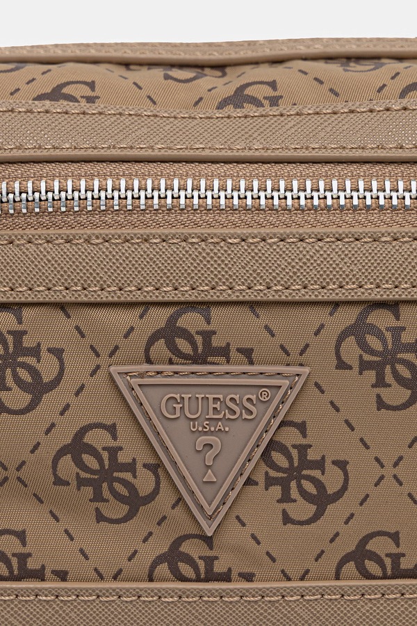 Косметичка чоловіча Guess BERLIN колір коричневий фото 3