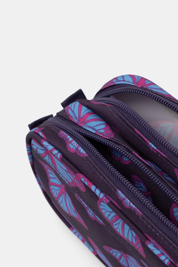 Пенал Jansport колір фіолетовий фото 4