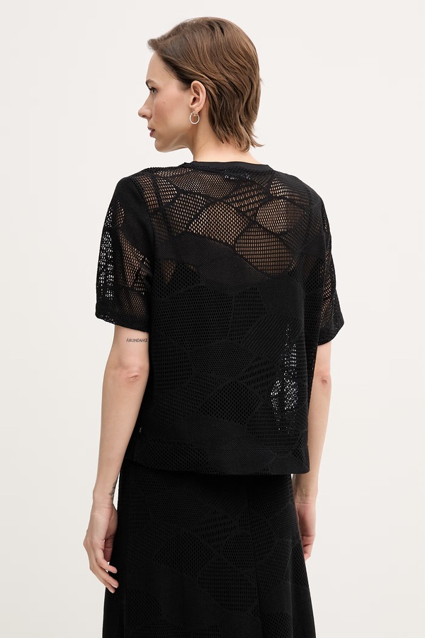 Футболка женская DKNY цвет черный фото 2