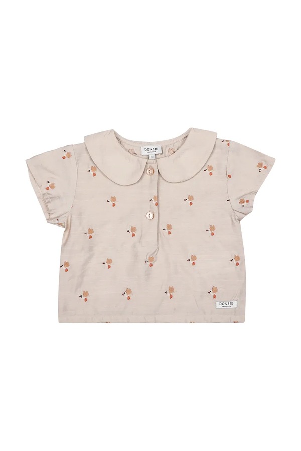 Блузка детская Donsje Nesa Blouse Hummingbirds цвет бежевый