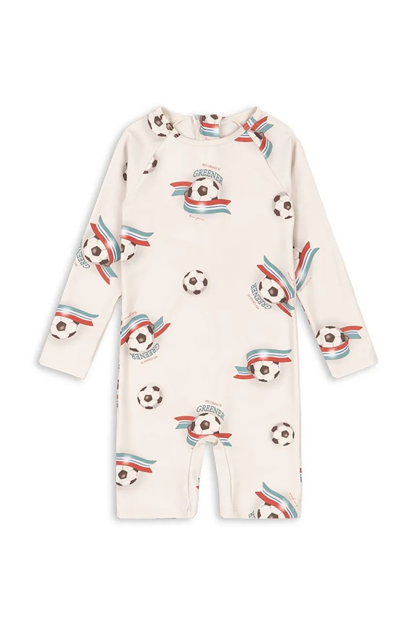 Пляжный комбинезон детский Konges Sløjd ASTER ONESIE GRS цвет бежевый