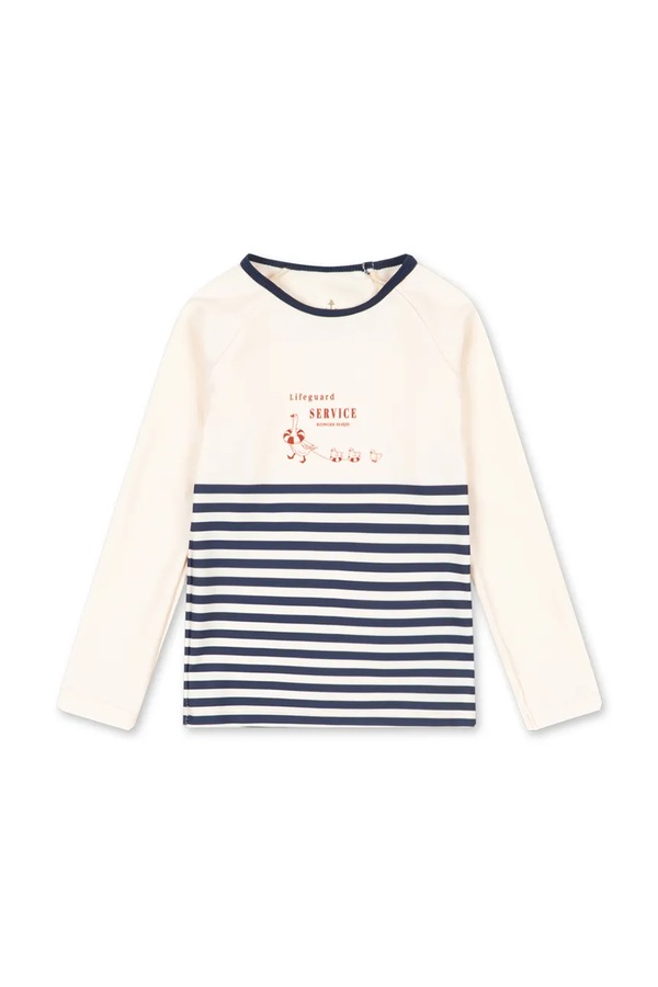 Лонгслив для плавания детский Konges Sløjd ASTER SWIM BLOUSE GRS цвет бежевый
