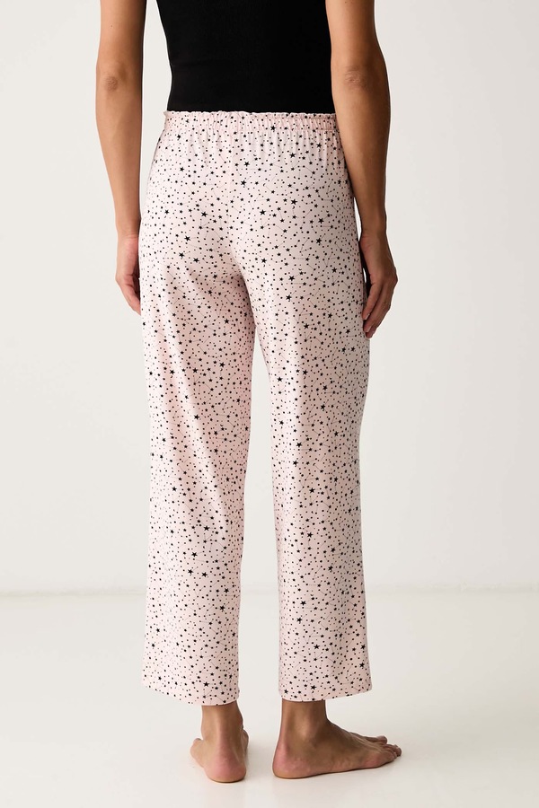 Піжамні штани жіночі з модалем HUGO CASUAL PANTS колір рожевий фото 2