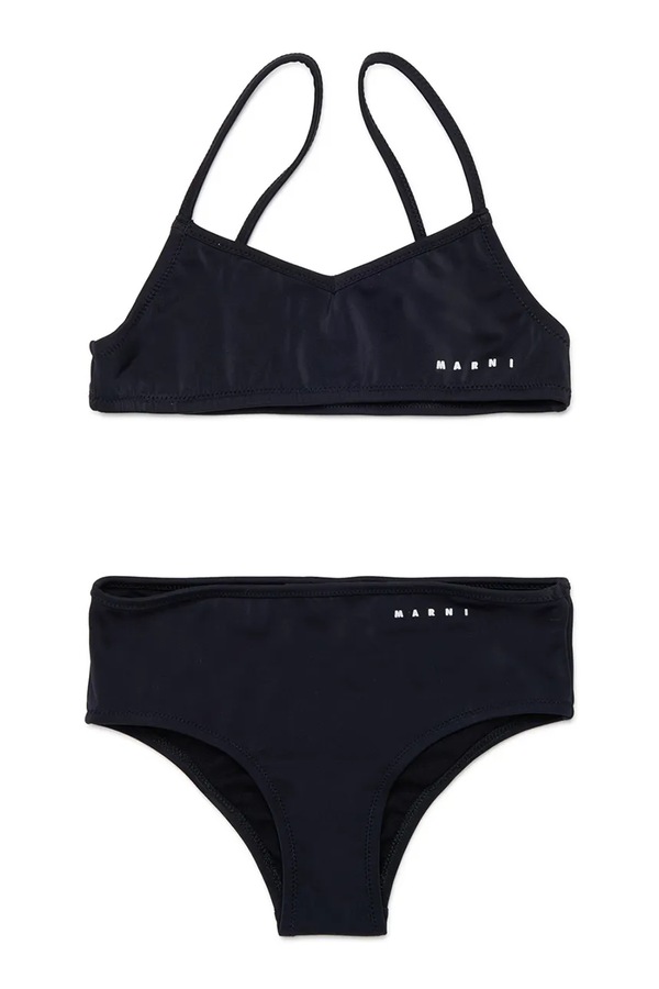 Роздільний купальник дитячий Marni MM28F SWIMSUIT колір чорний