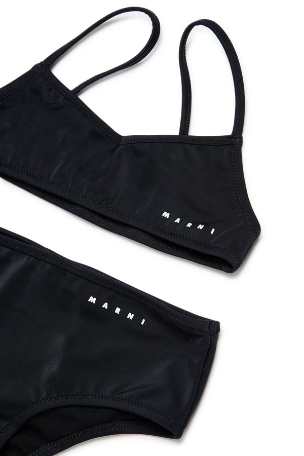 Роздільний купальник дитячий Marni MM28F SWIMSUIT колір чорний фото 2