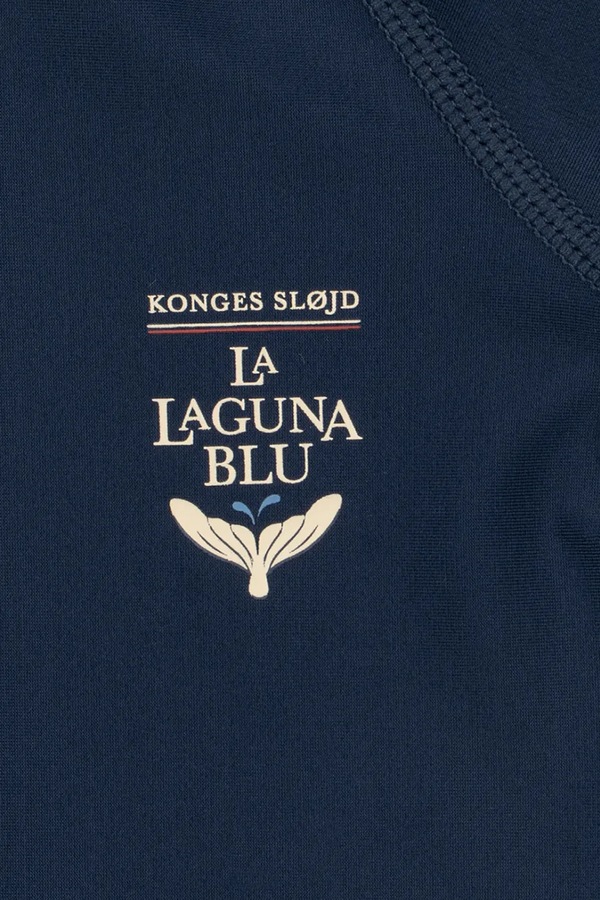 Суцільний дитячий купальник Konges Sløjd LAGUNA LS SWIMSUIT GRS колір синій фото 4