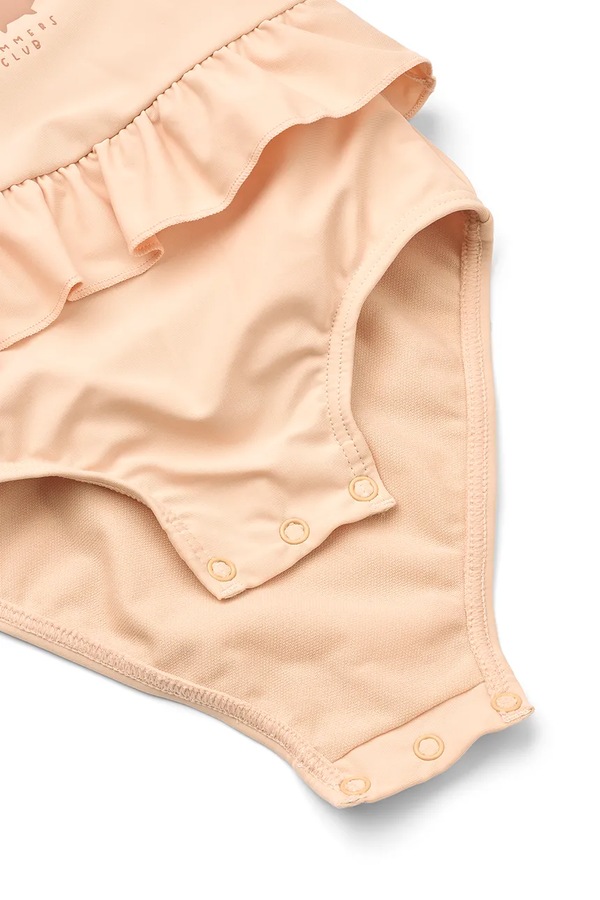 Детский цельный купальник Liewood Amara Baby Swimsuit w Bow цвет оранжевый фото 2