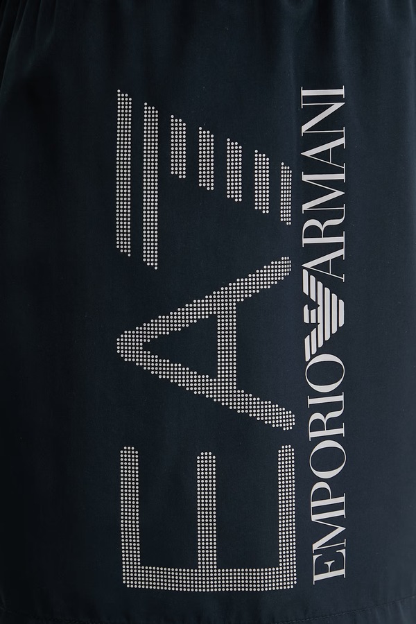 Шорти для купання чоловічі EA7 Emporio Armani колір темно-синій фото 4