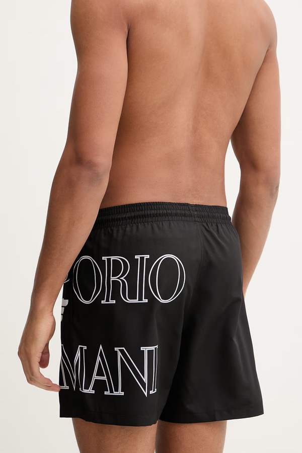 Купальні шорти Emporio Armani Underwear колір чорний фото 2