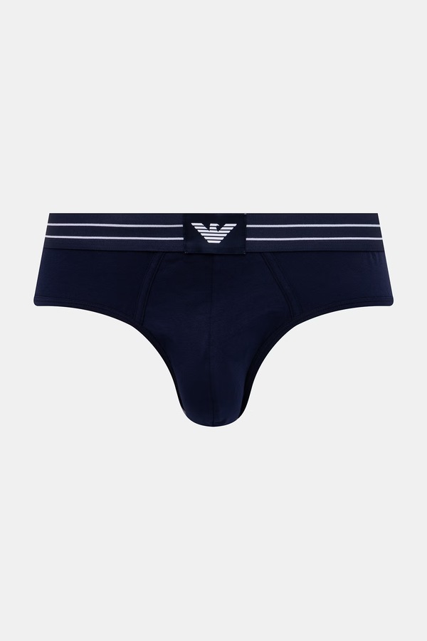 Сліпи чоловічі бавовняні з еластаном 2 шт. Emporio Armani Underwear колір червоний фото 2