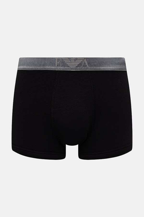 Боксеры мужские с хлопком 3 шт. Emporio Armani Underwear цвет черный фото 2