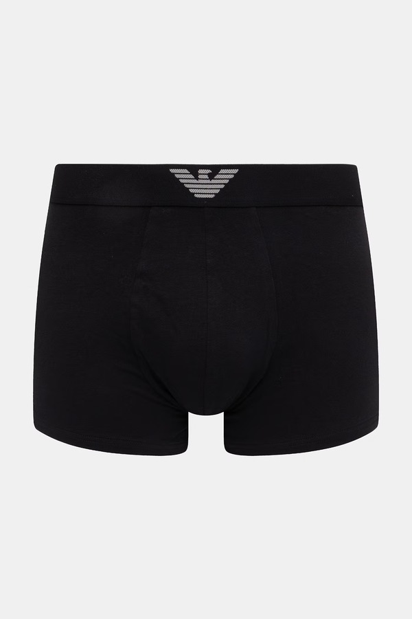 Боксеры мужские хлопковые с эластаном 2 шт. Emporio Armani Underwear цвет черный фото 2