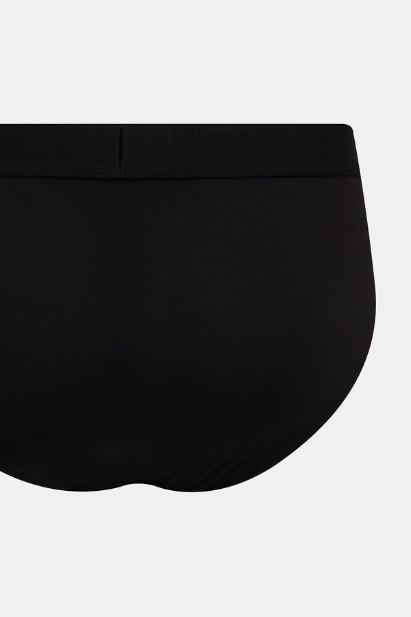 Сліпи чоловічі з віскозою 2 шт. Emporio Armani Underwear колір чорний фото 2