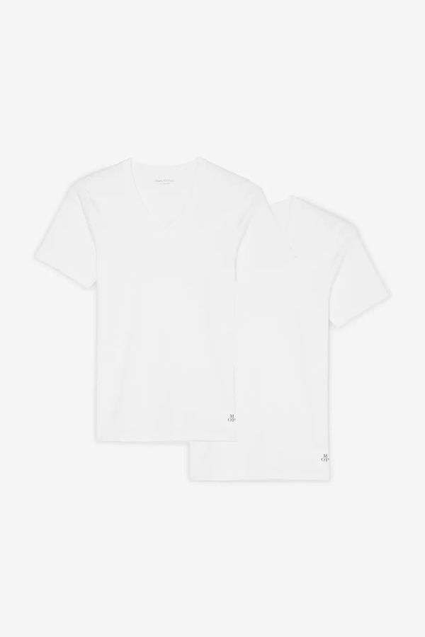 Піжамна футболка Marc O'Polo 2-pack колір білий фото 4
