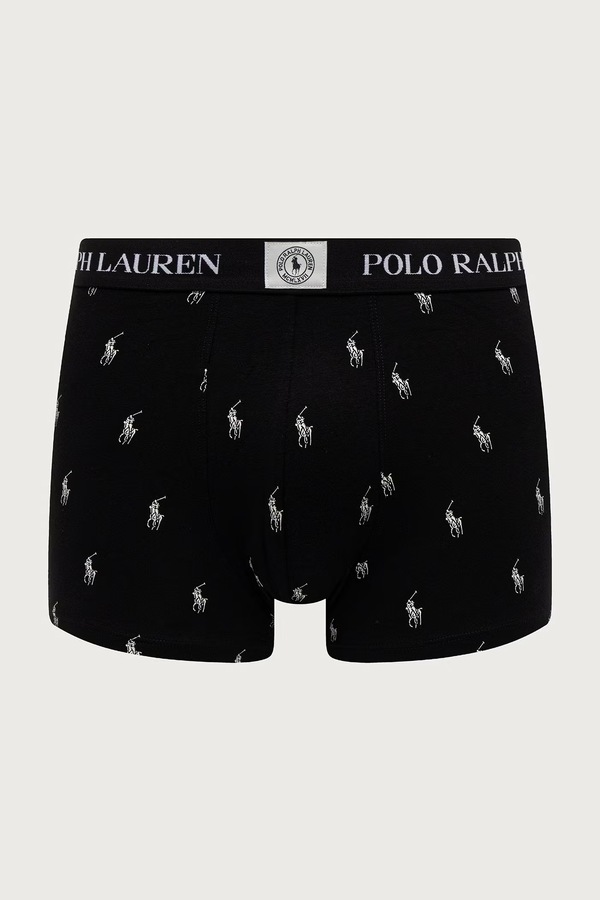 Боксери чоловічі бавовняні з еластаном 3 шт. Polo Ralph Lauren колір зелений