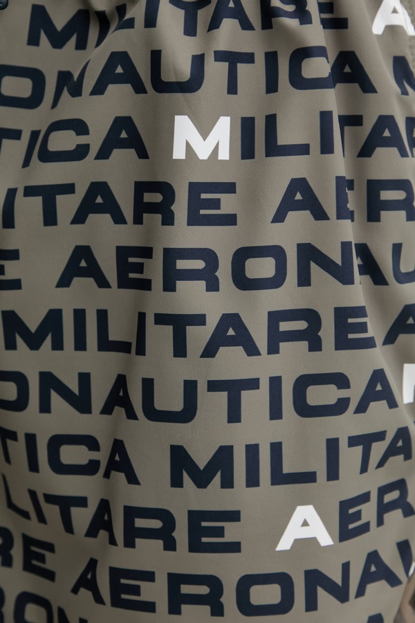 Шорти для плавання чоловічі Aeronautica Militare колір зелений фото 4