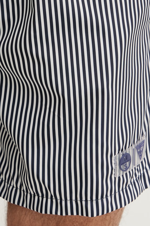 Шорти для плавання чоловічі Guess x North Sails колір білий фото 4