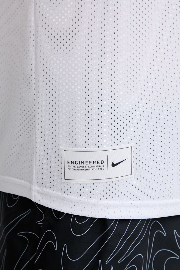 Топ для плавання чоловічий Nike колір білий фото 4
