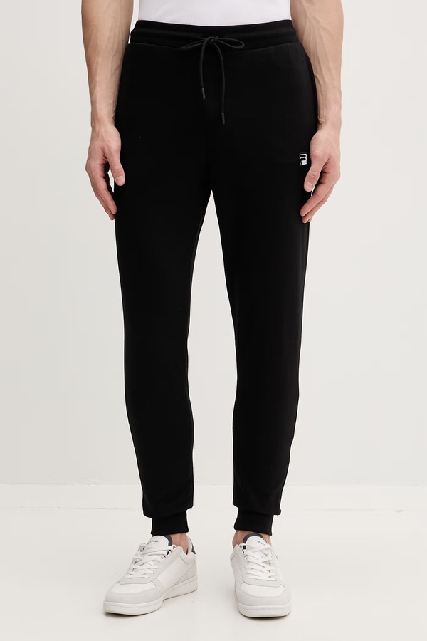 Комплект loungwear чоловічий бавовняний Fila колір чорний фото 4
