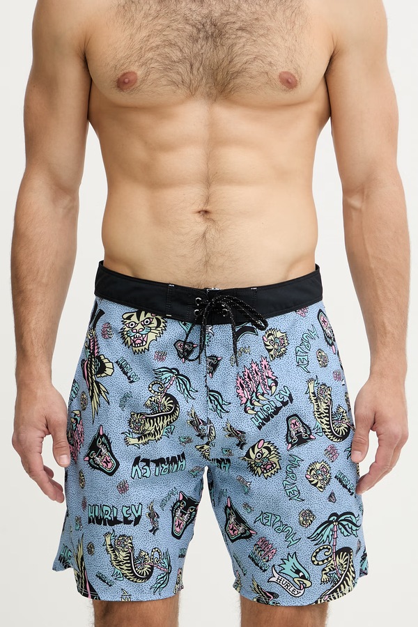 Шорти для купання чоловічі Hurley PHANTOM колір блакитний