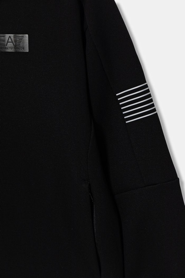 Дитяча кофта EA7 Emporio Armani колір чорний фото 2