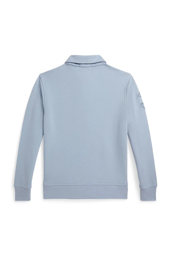 Кофта детская с хлопком Polo Ralph Lauren цвет голубой фото 2