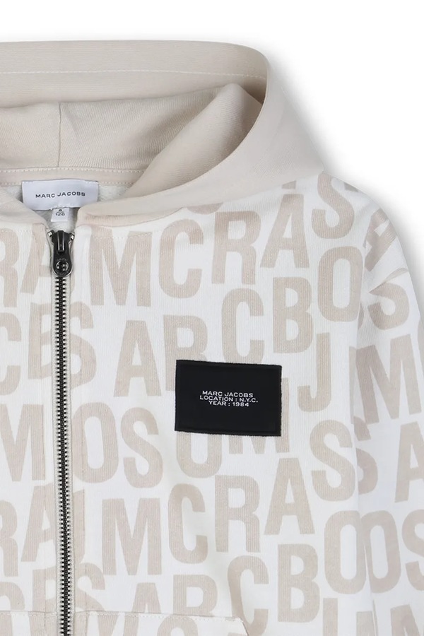 Кофта дитяча бавовняна MARC JACOBS колір бежевий фото 2