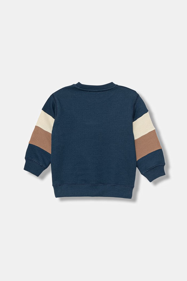 Кофта дитяча бавовняна United Colors of Benetton колір темно-синій