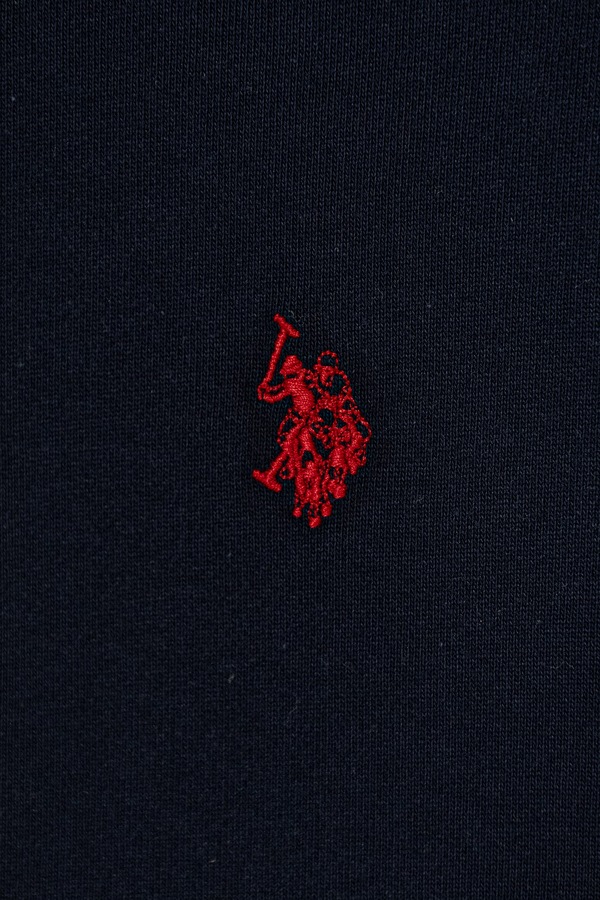 Кофта дитяча бавовняна U.S. Polo Assn. колір темно-синій фото 3