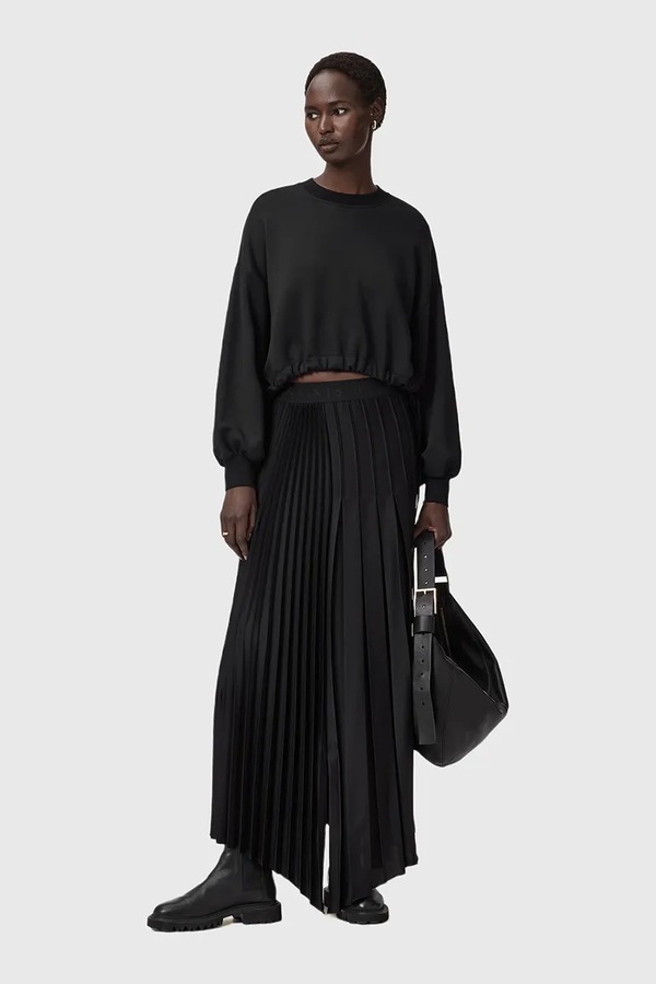 Кофта AllSaints колір чорний фото 2