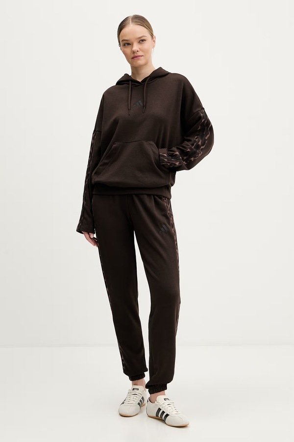 Кофта adidas Essentials колір коричневий фото 2