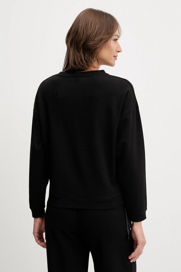 Кофта HUGO CASUAL_SWEATSHIRT колір чорний фото 2