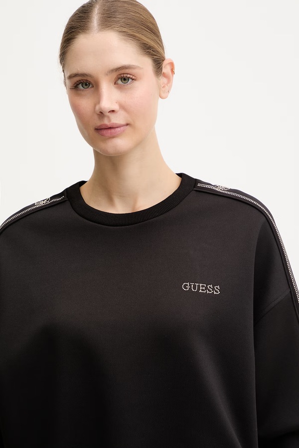 Кофта Guess OCTAVIA колір чорний фото 4