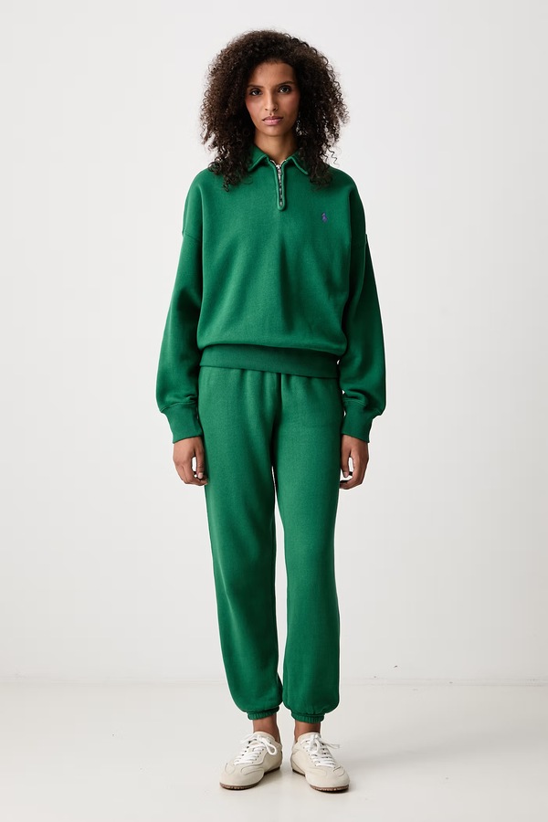 Кофта женская с хлопком Polo Ralph Lauren цвет зеленый