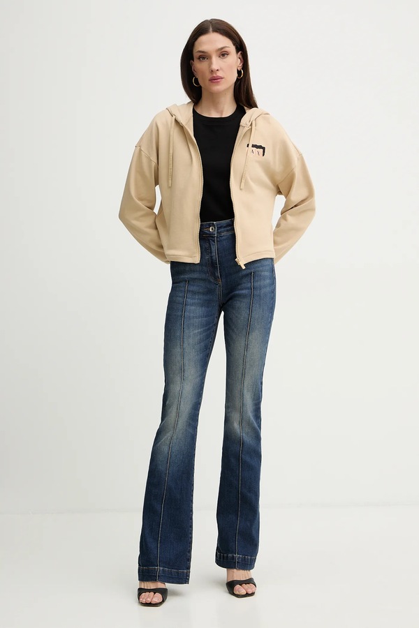 Кофта Armani Exchange колір бежевий