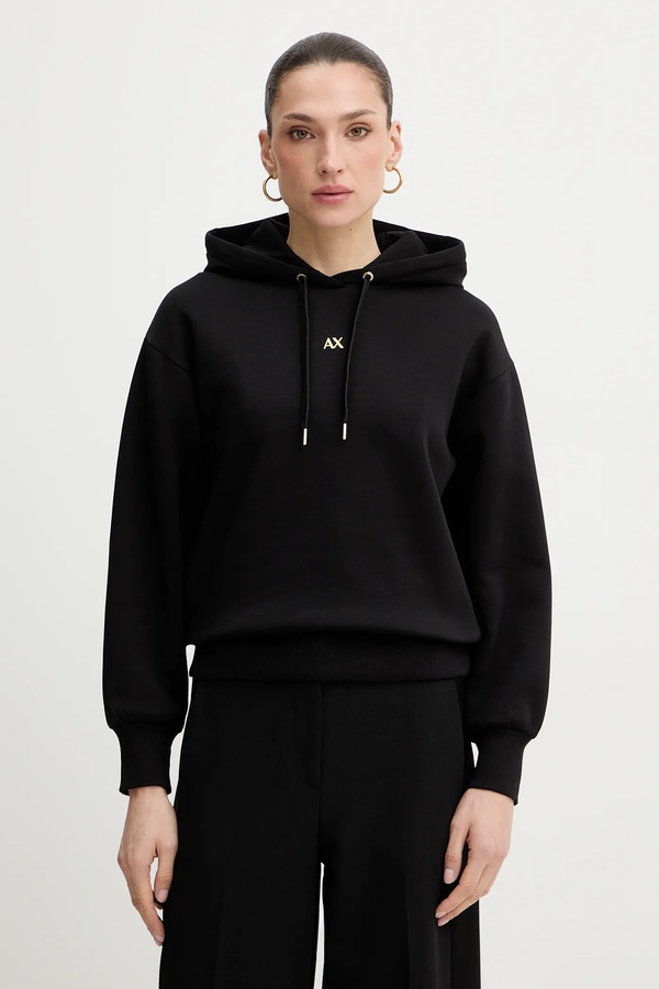 Кофта Armani Exchange колір чорний