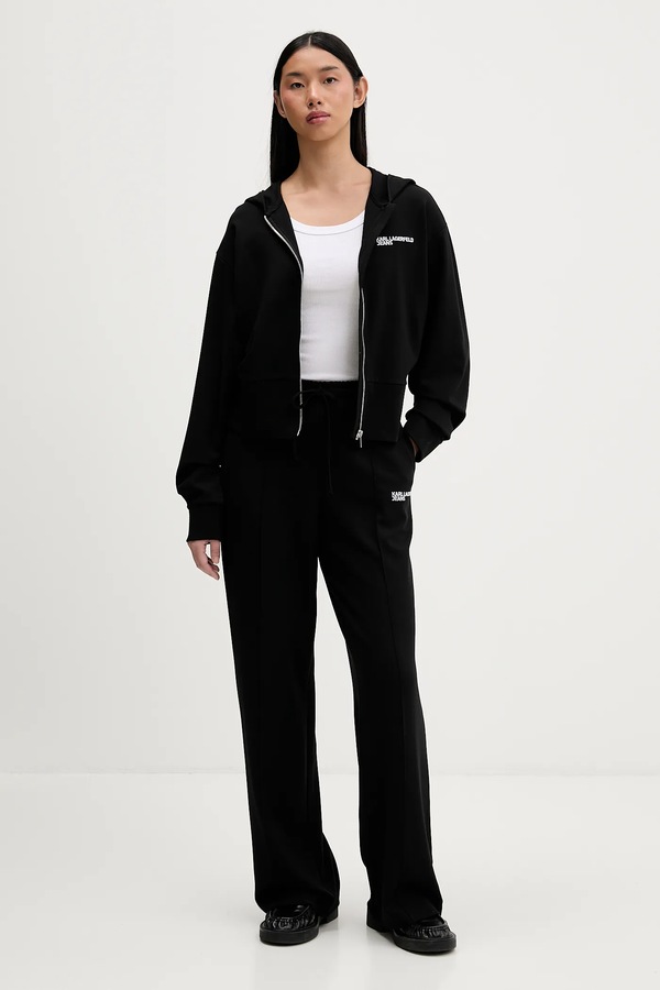 Кофта Karl Lagerfeld Jeans колір чорний