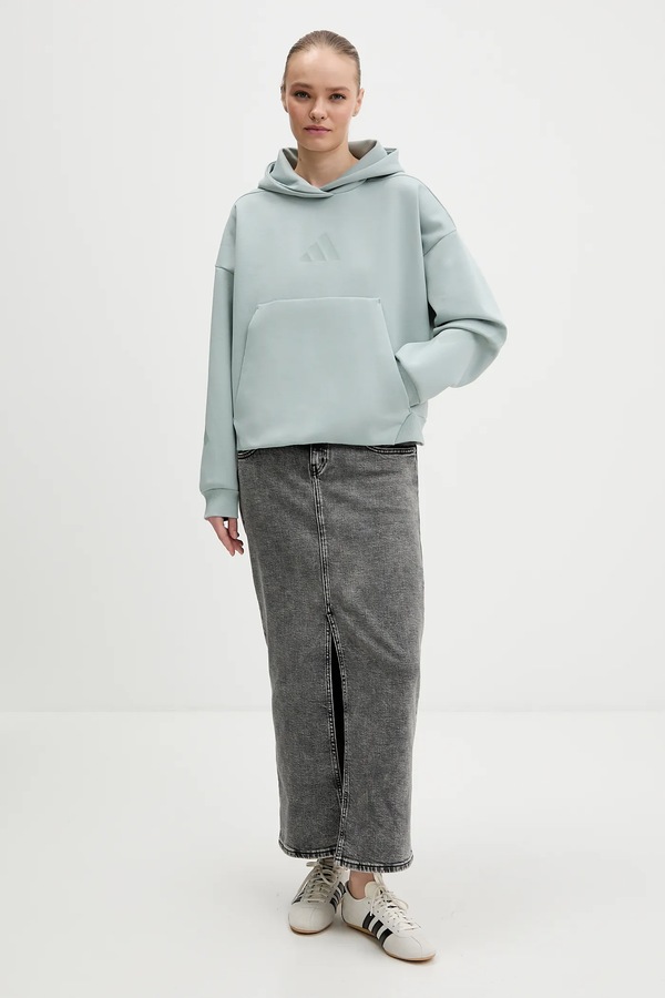 Кофта adidas Z.N.E цвет бирюзовый