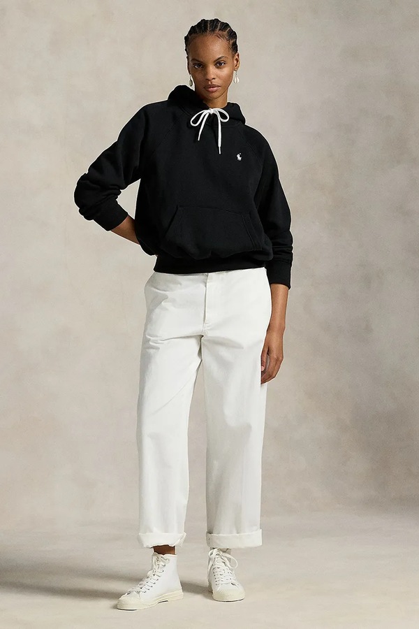 Кофта Polo Ralph Lauren ARCTIC FLEECE колір чорний фото 3